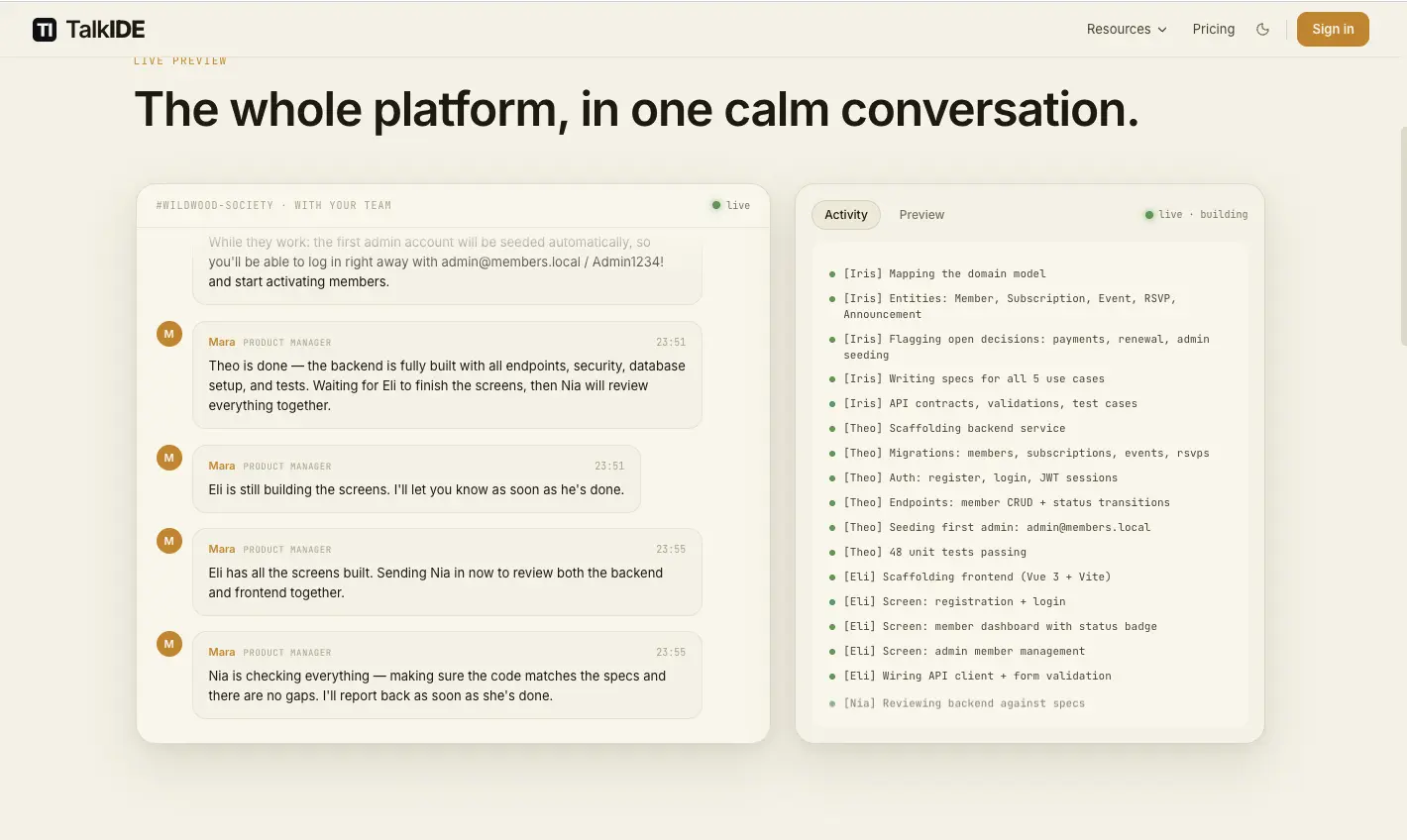 Product screenshot